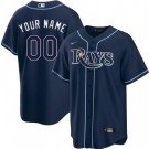 Youth Tampa Bay Rays Customized Navy Alternate Cool Base Jersey