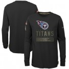 Youth Tennessee Titans Black 2020 Salute To Service Long Sleeves T Shirt