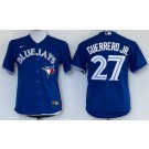 Youth Toronto Blue Jays #27 Vladimir Guerrero Jr Royal Cool Base Jersey