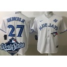 Youth Toronto Blue Jays #27 Vladimir Guerrero Jr White 2025 World Series Cool Base Jersey