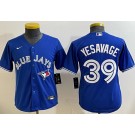 Youth Toronto Blue Jays #39 Trey Yesavage Blue Cool Base Jersey