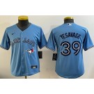 Youth Toronto Blue Jays #39 Trey Yesavage Light Blue Cool Base Jersey