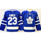 Youth Toronto Maple Leafs #23 Matthew Knies Blue Authentitc Jersey