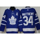 Youth Toronto Maple Leafs #34 Auston Matthews Blue Authentic Jersey