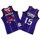 Youth Toronto Raptors #15 Vince Carter Purple 1998 Throwback Swingman Jersey