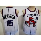 Youth Toronto Raptors #15 Vince Carter White 1998 Throwback Swingman Jersey