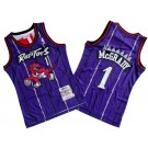 Youth Toronto Raptors #1 Tracy McGrady Purple 1998 Throwback Swingman Jersey