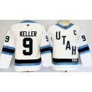 Youth Utah #9 Clayton Keller White Authentic Jersey