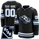 Youth Utah Mammoth Customized Black Fanatics Authentic Jersey