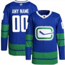 Youth Vancouver Canucks Custom Blue Alternate Authentic Jersey