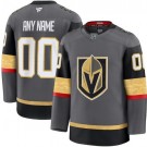 Youth Vegas Golden Knights Customized Gray Fanatics Authentic Jersey