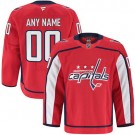 Youth Washington Capitals Customized Red Fanatics Authentic Jersey