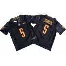 Youth Washington Commanders #5 Jayden Daniels Limited Black FUSE Vapor Jersey