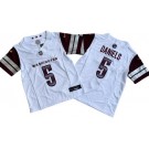 Youth Washington Commanders #5 Jayden Daniels Limited White FUSE Vapor Jersey