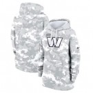Youth Washington Commanders Arctic Camo 2024 Salute to Service Club Fleece Pullover Hoodie