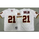 Youth Washington Redskins #21 Sean Taylor White 2000 Throwback Jersey