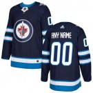 Youth Winnipeg Jets Customized Blue Authentic Jersey