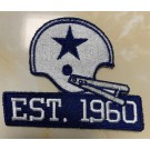 Dallas Cowboys Established in 1960 Celebrate 60th Anniversary Patch