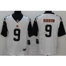 Men's Cincinnati Bengals #9 Joe Burrow Limited White Rush Color Jersey