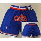 Men's Cleveland Cavaliers Blue Just Don Swingman Shorts