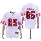Men's San Francisco 49ers #85 George Kittle Limited White Rush Color Jersey