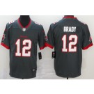 Men's Tampa Bay Buccaneers #12 Tom Brady Limited Pewter Vapor Untouchable Jersey