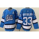 Men's Winnipeg Jets #33 Dustin Byfuglien Blue Alternate Jersey