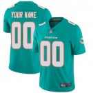 Youth Miami Dolphins Customized Limited Aqua Vapor Untouchable Jersey