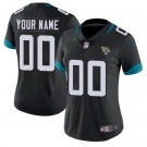 Women's Jacksonville Jaguars Customized Limited Black Vapor Untouchable Jersey