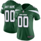 Women's New York Jets Customized Limited Green Vapor Untouchable Jersey