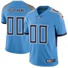 Men's Tennessee Titans Customized Limited Light Blue Vapor Untouchable Jersey
