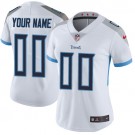 Women's Tennessee Titans Customized Limited White Vapor Untouchable Jersey