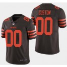 Youth Cleveland Browns Customized Limited Rush Color Jersey