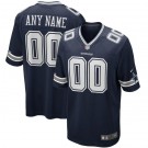 Youth Dallas Cowboys Customized Game Navy Jersey