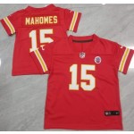 Toddler Kansas City Chiefs #15 Patrick Mahomes Limited Red Vapor Jersey
